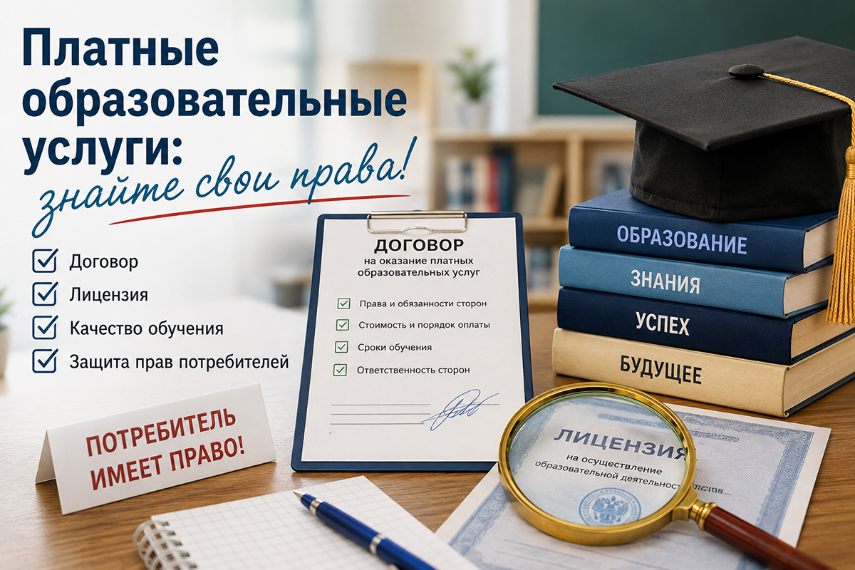 Памятка для потребителей: платные образовательные услуги