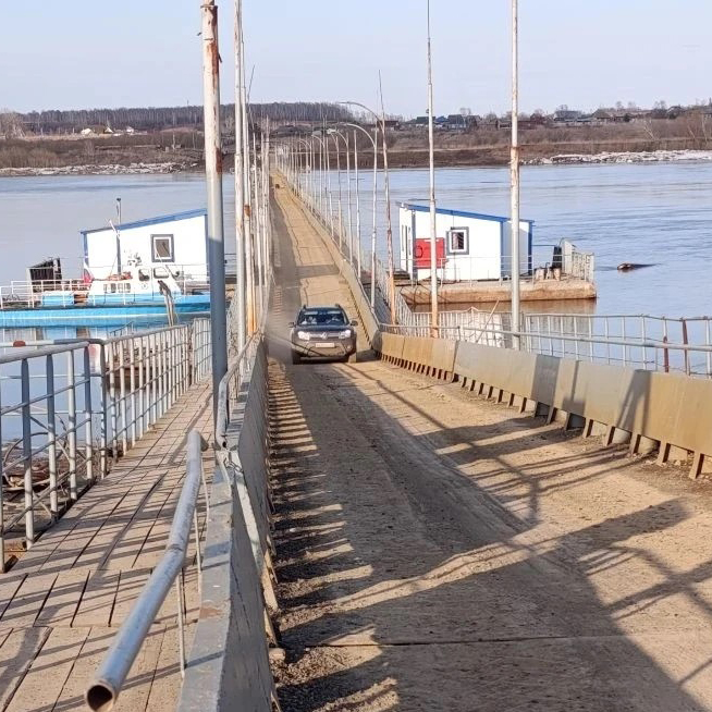 Переправа через Томь временно закрыта