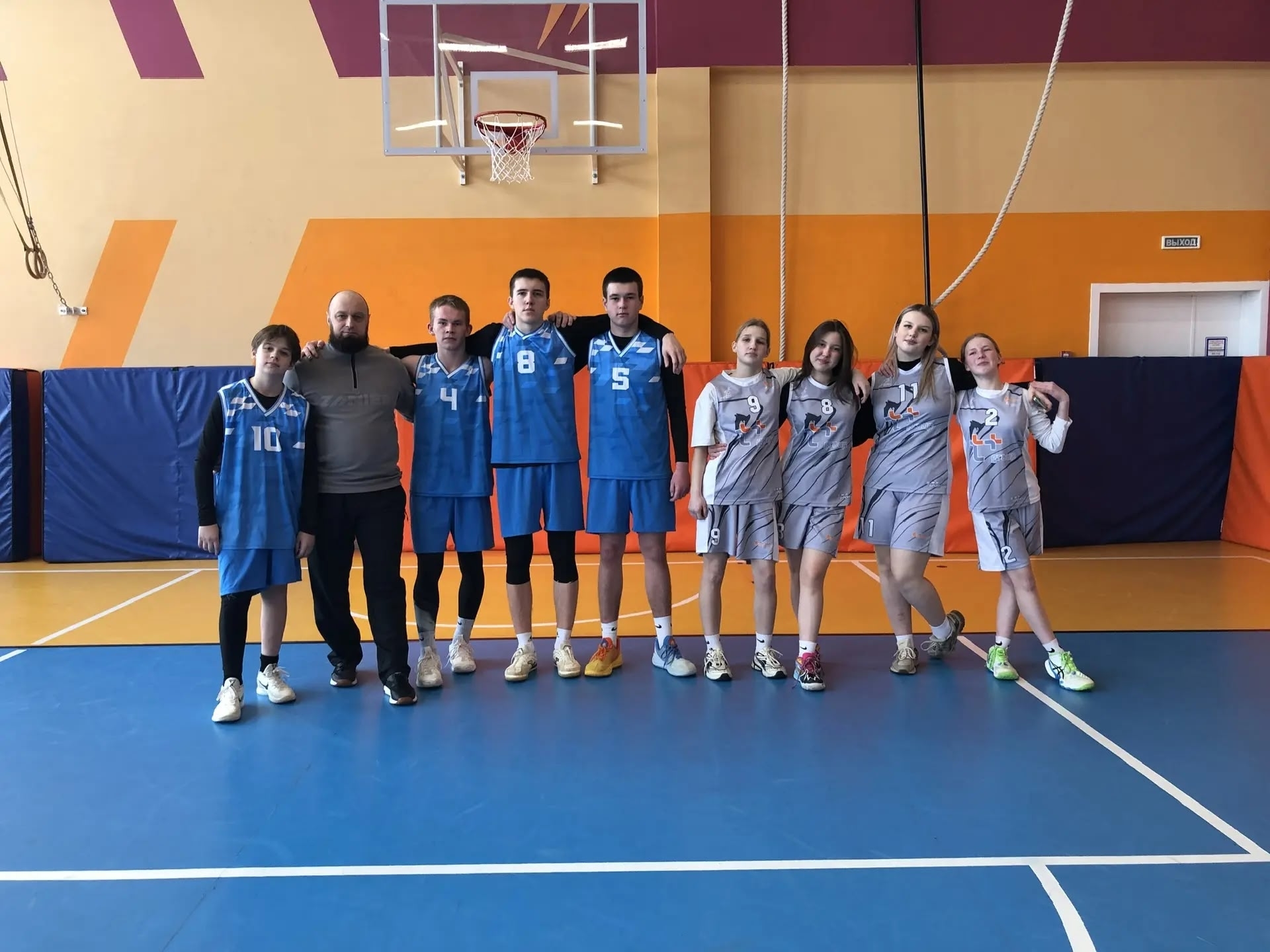 Команда школы №1 победила на дивизиональном этапе по баскетболу 3×3